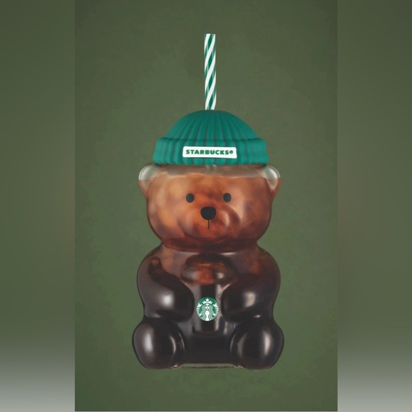 Starbucks Other - Starbucks 20oz Bearista 2025 Christmas limited edition holiday bear glass cup